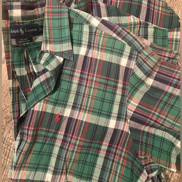 SOLD Plaid Polo by Ralph Lauren shirt - Picture 3 of 6